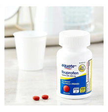 Equate Ibuprofen Pain Reliever and Fever Reducer Coated Tablets, 200mg, 100 Count Equate