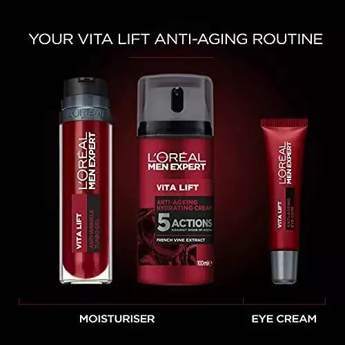 L'oreal Men Expert Vita Lift Anti-Ageing Daily Moisturiser 50ml, 1.7 Fl Oz